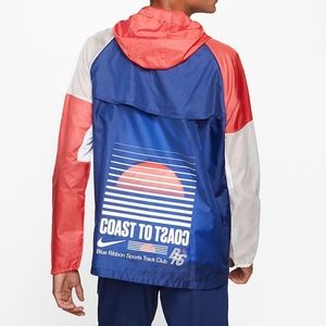 🆕️ NIKE Windbreaker Jacket Sports Track Club Packable